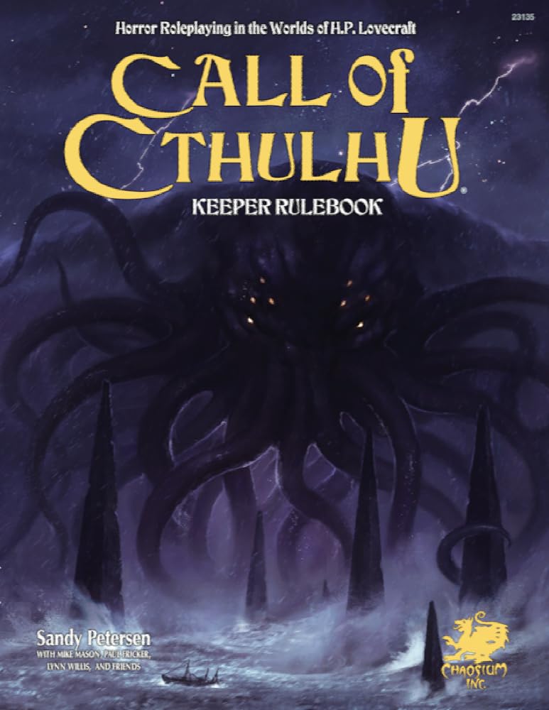 Call of Cthulhu 7TH Edition Keeper Rulebook Roleplaying Game 1