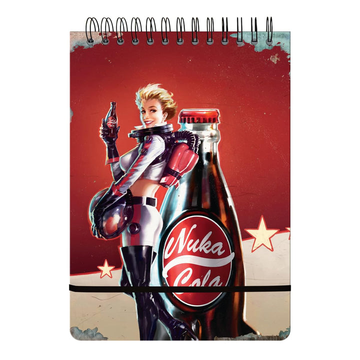 Ultra Pro - Fallout Spiral Life Pad - Nuka Cola Pinup - for Magic: The Gathering, Life counter pad Collectible Unique Fantasy Gaming supplies accessories