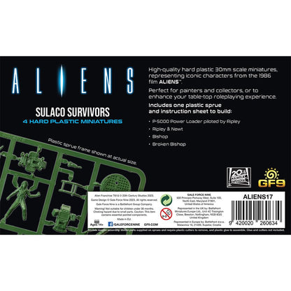 Aliens Sulaco Survivors Miniatures Gales Force Nine Kit 3
