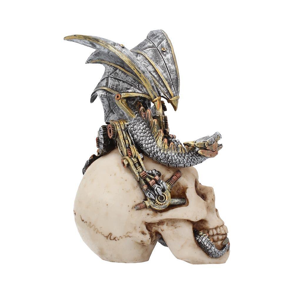 Steel Wing Steampunk Dragon Skull 21cm 5