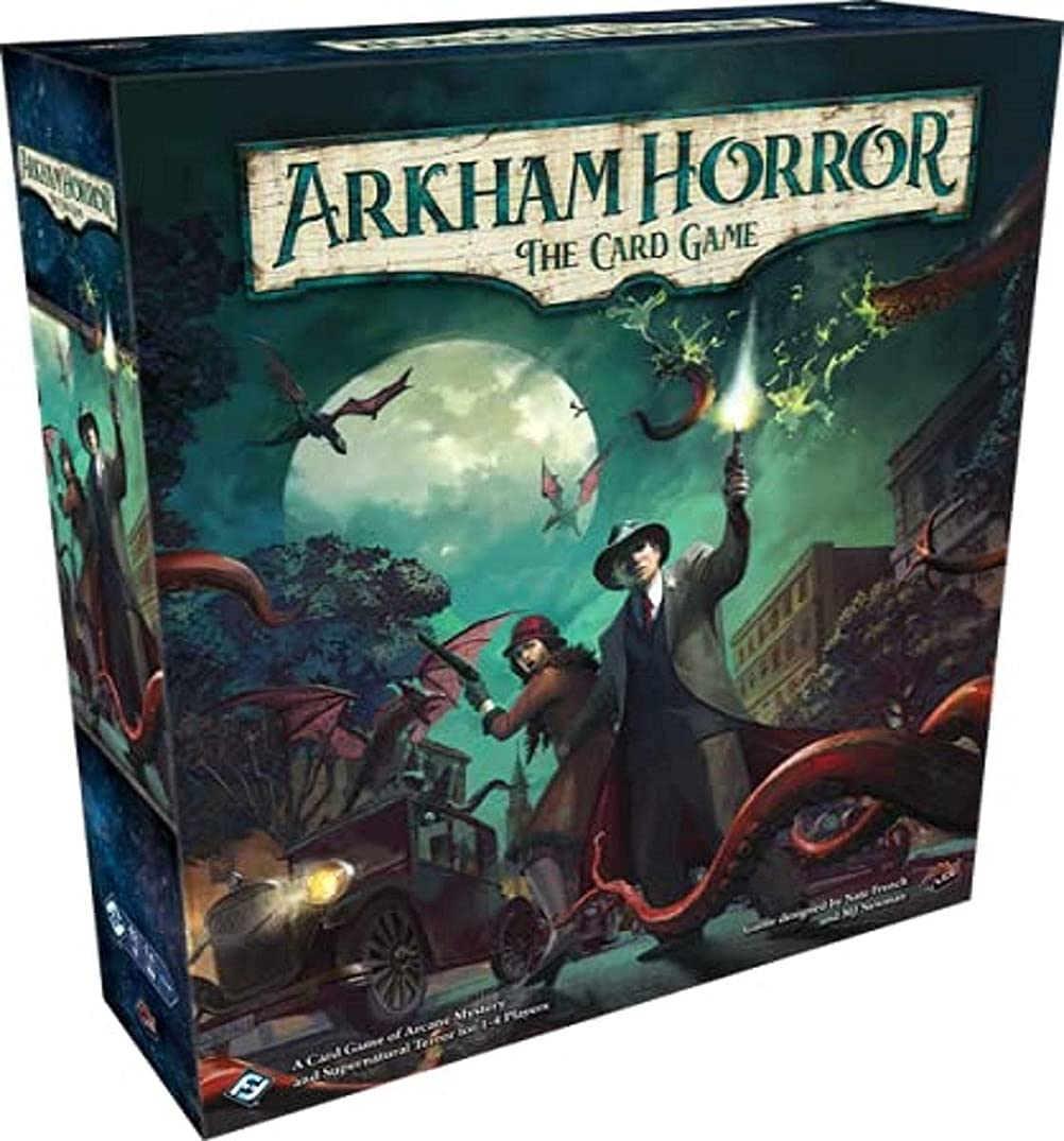 Fantasy Flight Games Arkham Horror The Card Game Revised Core Set | Horror / Mystery / Cooperative Games for Adults and Teens Ages 14+ | 1-4 Players | Avg. Playtime 1-2 Hours | Made 1