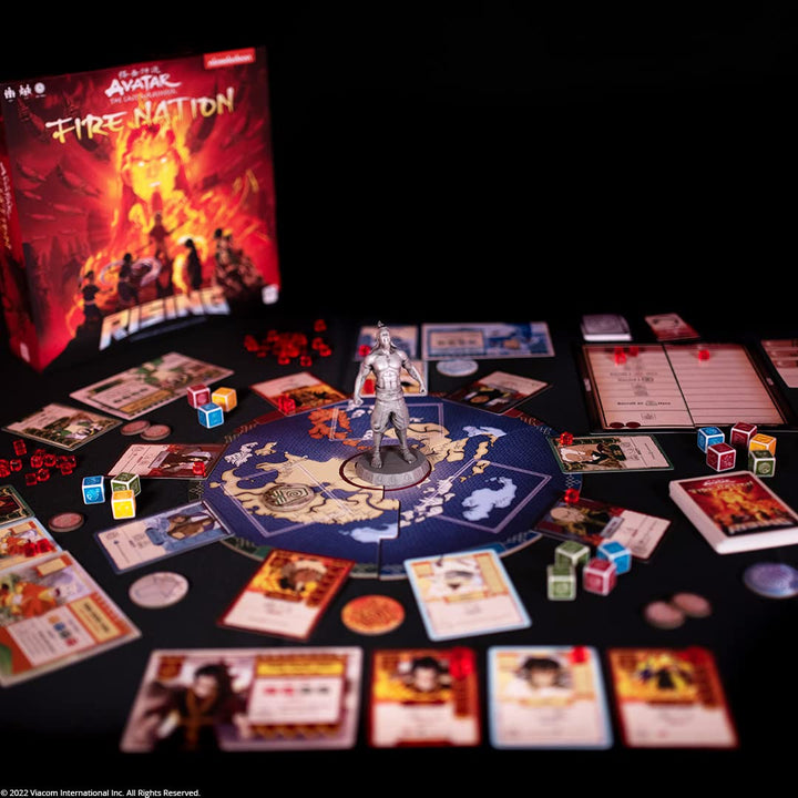 Avatar The Last Airbender: Fire Nation Rising | Cooperative Board Game | Featuring Aang, Katara, Sokka, Toph, Zuko, and Lord Ozai | Officially-Licensed Avatar Merchandise