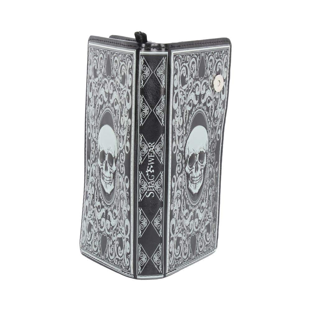 Skull Tarot Card Purse Embossed Wallet 18.5cm