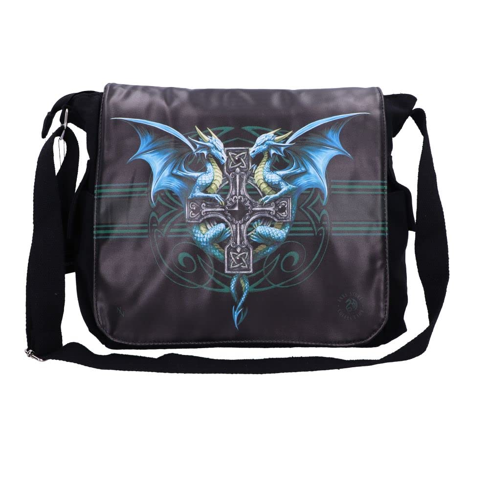 Gothic Fantasy Dragon Duo Messenger Bag by Anne Stokes 40cm