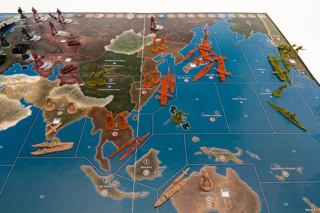 Renegade Game Studios Axis & Allies: 1941 - A WWII Strategy Board Game, Renegade Game Studios, Epic War Game Set in 1941, Struggle for Supremacy, Ages 12+, 2-5 Players, 1-3 Hour Playing Time