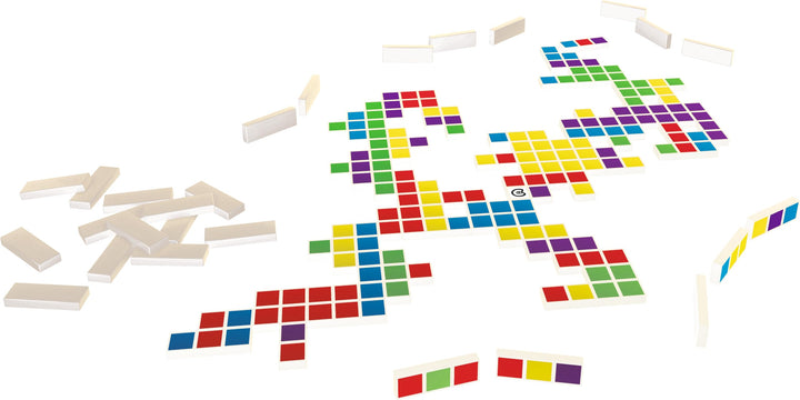 Zygomatic Chromino Tabletop Game (Multilingual Edition) - Colorful Domino Strategy Game, Fun & Educational Family Game for Kids & Adults, Ages 6+, 1-8 Players, 30 Minute Playtime, Made