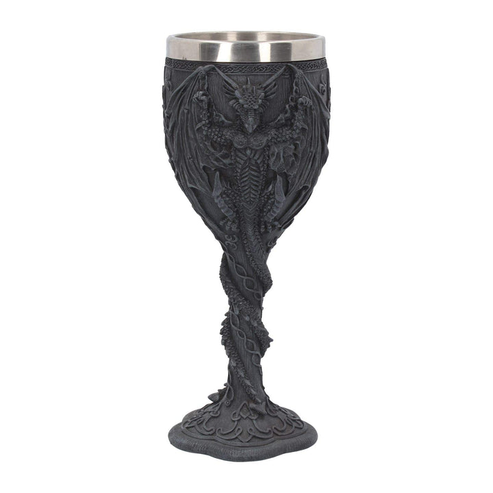 Final Offering Gothic Dragon Goblet 19cm