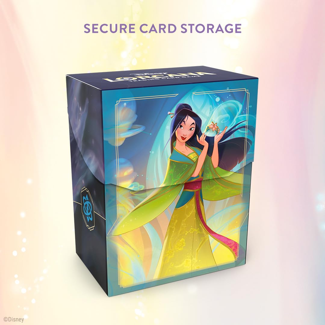 Disney Lorcana TCG Deck Case Mulan Set 9 Trading Card Game by Ravensburger 3