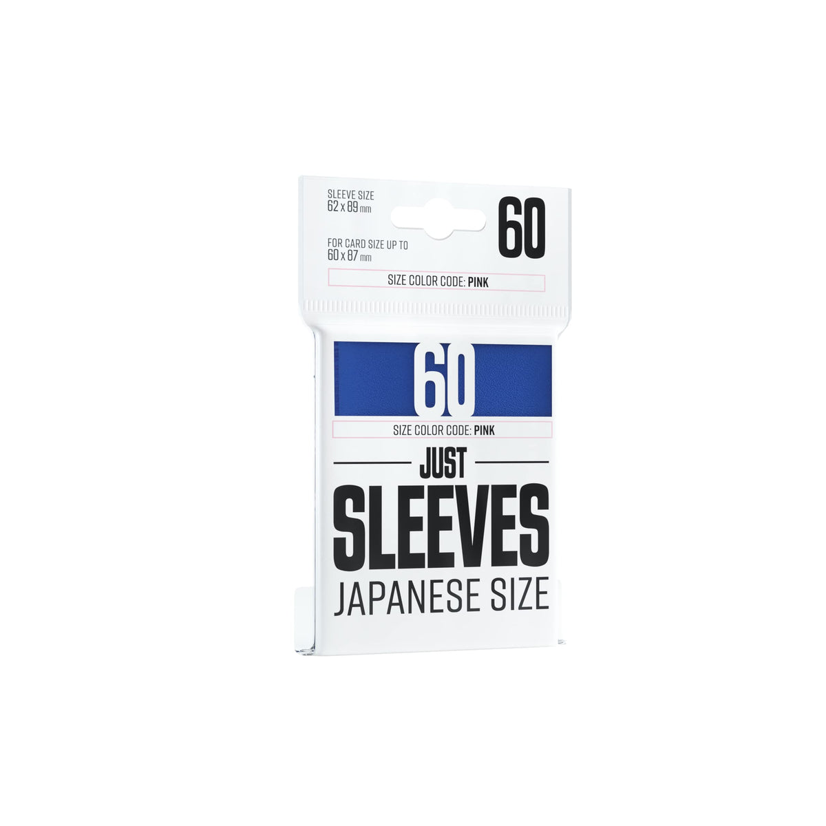 UNIT Gamegenic Just Sleeves Japanese Size Blue 60 ct Gaming Accessory 1