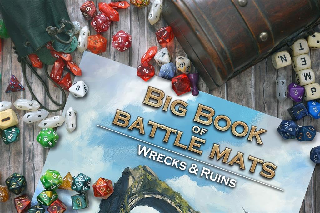 Wrecks and Ruins Big Book of Battle Mats Roleplaying Game by Loke Battlemats 2