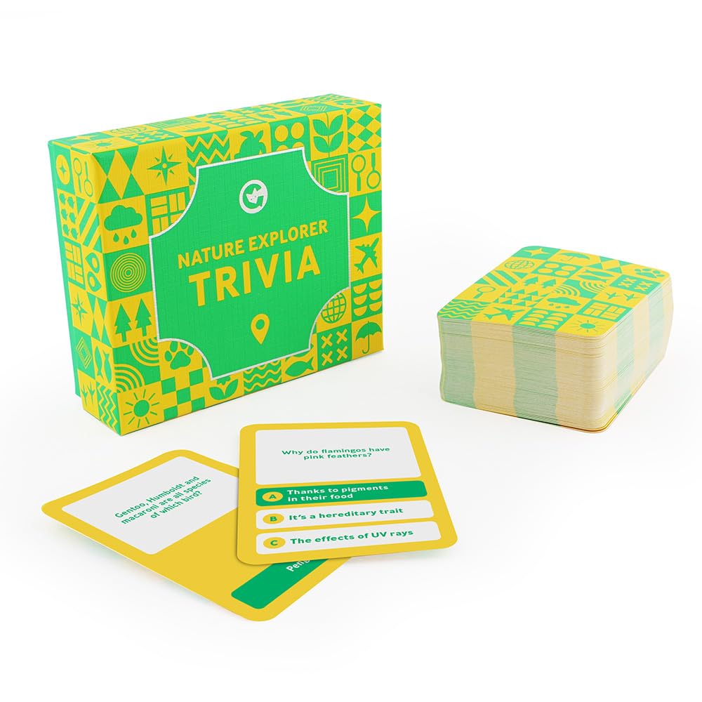 Ginger Fox Games Nature Explorer Trivia Card Game For Nature Lovers And Outdoor Enthusiasts – Put Your Wildlife Knowledge To The Ultimate Test With This Quick Fire Quiz Game - For 2+ Players, Ages 14+ 1