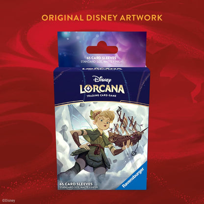 Disney Lorcana TCG Card Sleeve Pack Tinkerbell Set 8 65 ctn Trading Card Game by Ravensburger 4