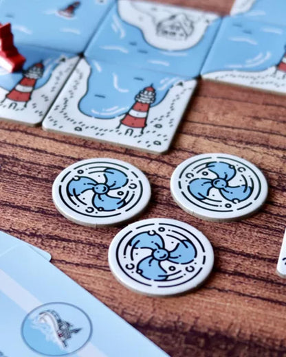 Beacon Patrol Board Game | Nautical Tile Placement Strategy Game | Cooperative Game | Fun Family Game for Kids and Adults | Ages 8+ | 1-4 Players | Avg. Playtime 30 Minutes | Made by Pandasaurus Games 6