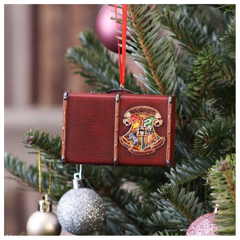 Harry Potter Hogwarts Suitcase Trunk Hanging Ornament Officially Licensed