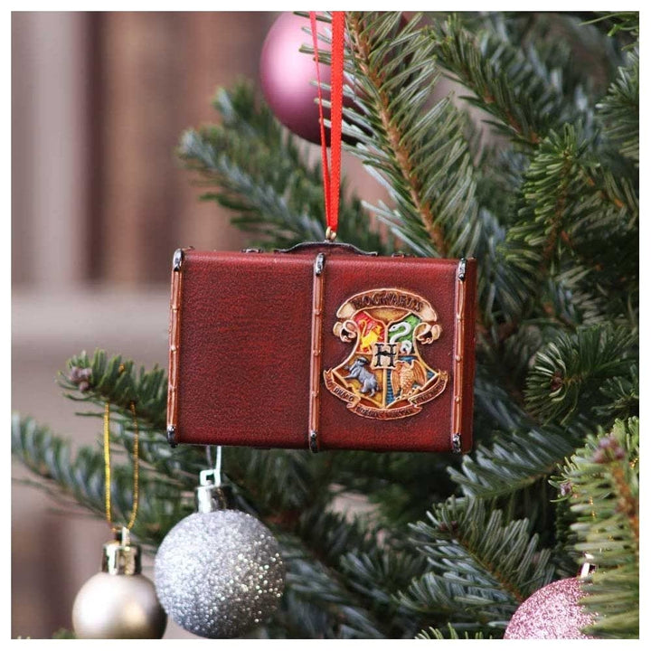 Harry Potter Hogwarts Suitcase Trunk Hanging Ornament Officially Licensed