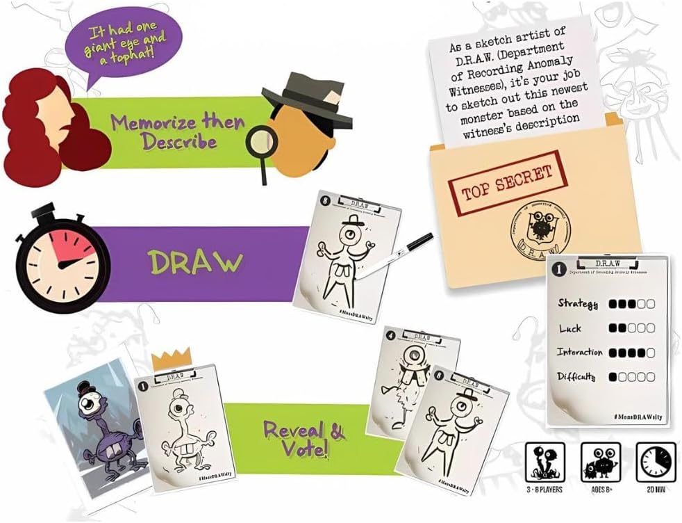 Monsdrawsity Board Game