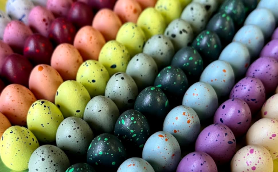 Stonemaier Games: Wingspan Speckled Eggs | Add to Wingspan (Base Game or Asia) | Enhance Your Wingspan Gameplay | 100 Speckled Eggs in 10