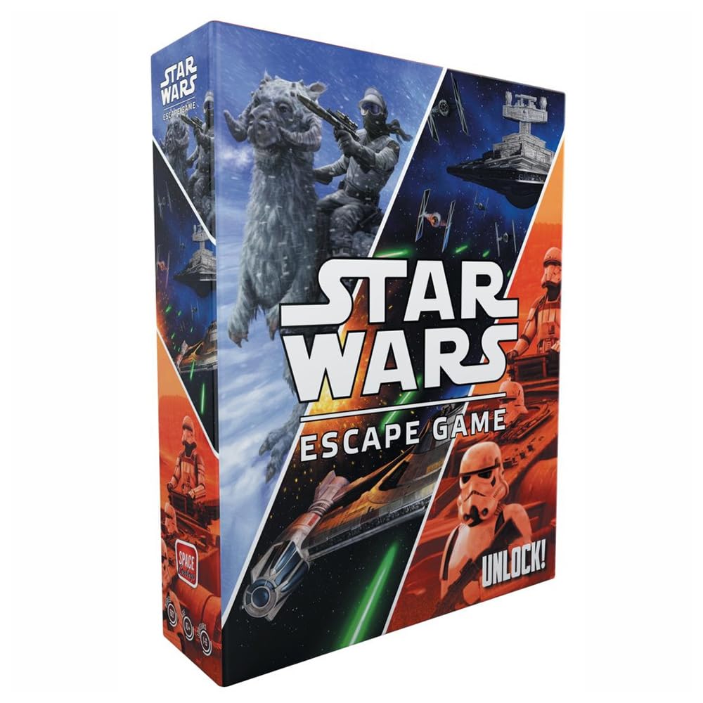 Star Wars UNLOCK! The Escape Game - Embark on Epic Escape Room Adventures in a Galaxy Far, Far Away! Cooperative Game for Kids & Adults, Ages 10+, 1-6 Players, 1 Hour Playtime, Made by Space Cowboys 2