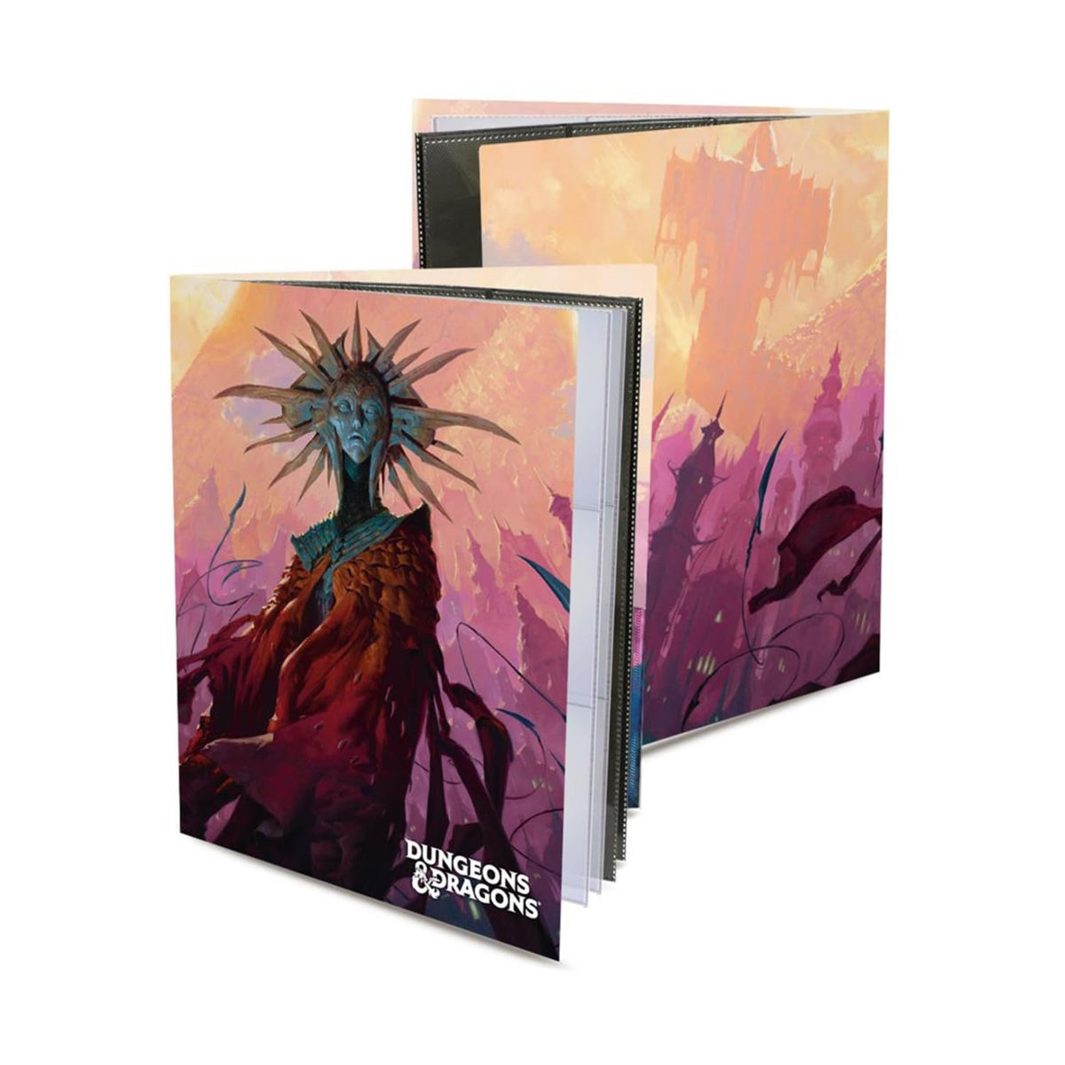 Ultra PRO - D&D Character Folio: Planescape Adventures In the Multiverse, Sigil and the Outlands, Store Sheets & Spell Cards, Organize Adventure, Two 9-Pocket Pages for Cards, 10 Single Pocket Pages 1