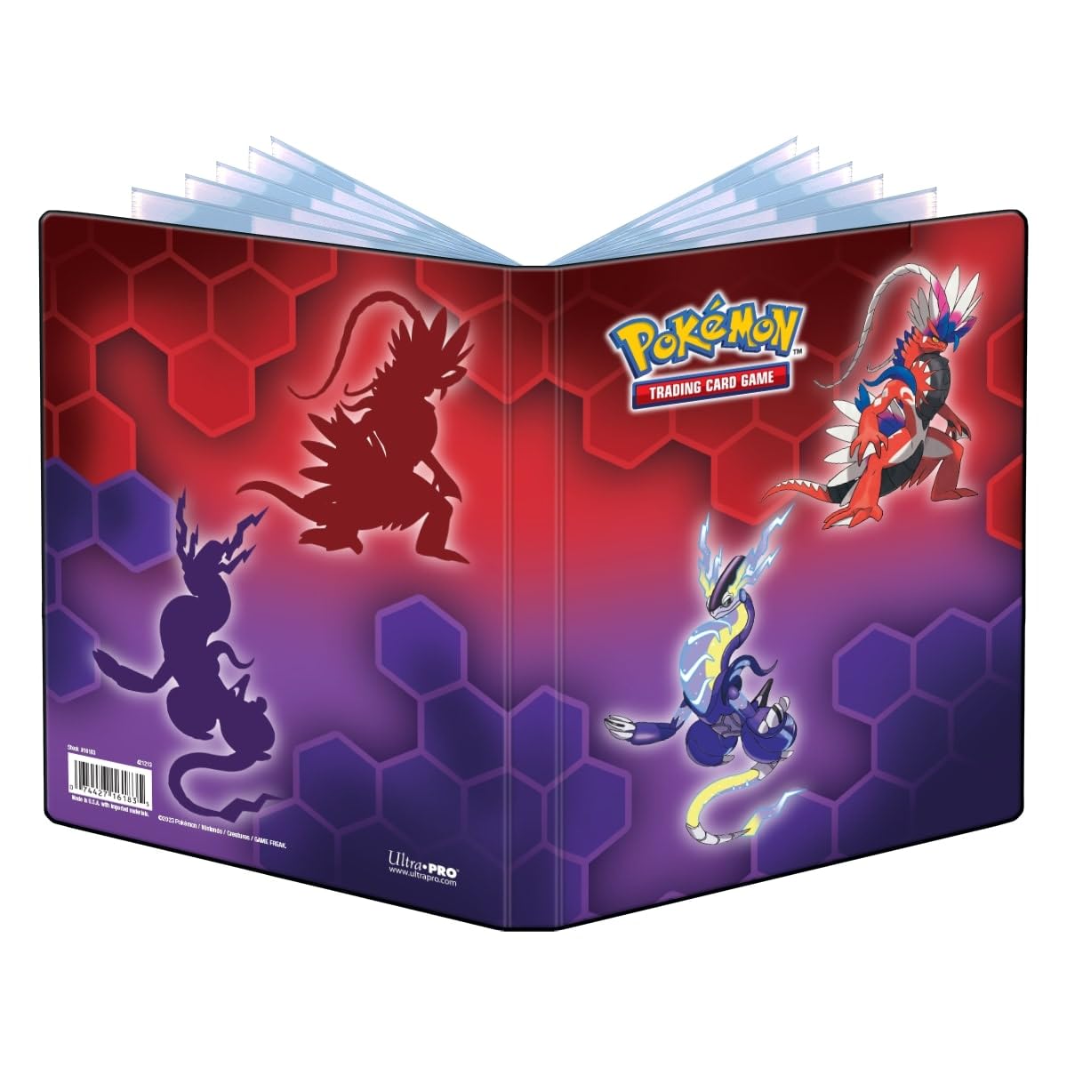 Koraidon Miraidon 4 Pocket Portfolio for Pokemon TCG 1