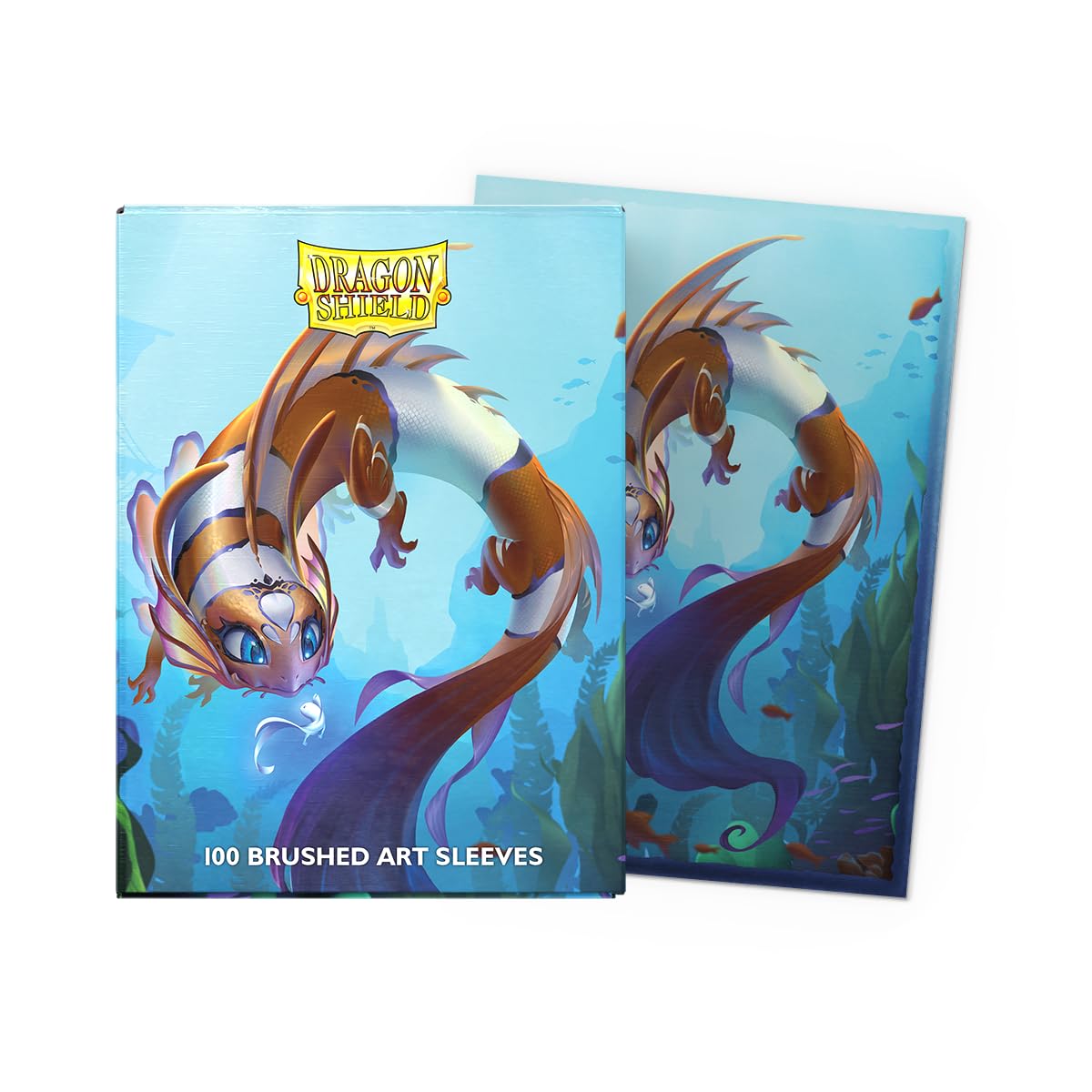 UNIT Dragon Shield The Cinderfin Brushed ART Sleeves Standard Size 100 Gaming Accessory by Arcane Tinmen 2