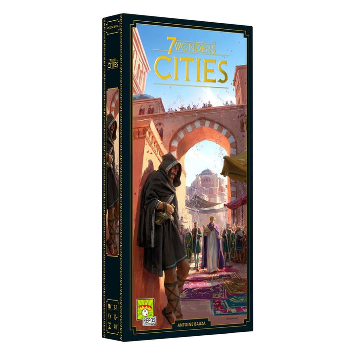 7 Wonders Cities Board Game EXPANSION (New Edition) | Family Board Game | Civilization Board Game for Adults | Strategy Board Game for Game Night| 3-7 Players | Ages 10+ | Made by Repos Production