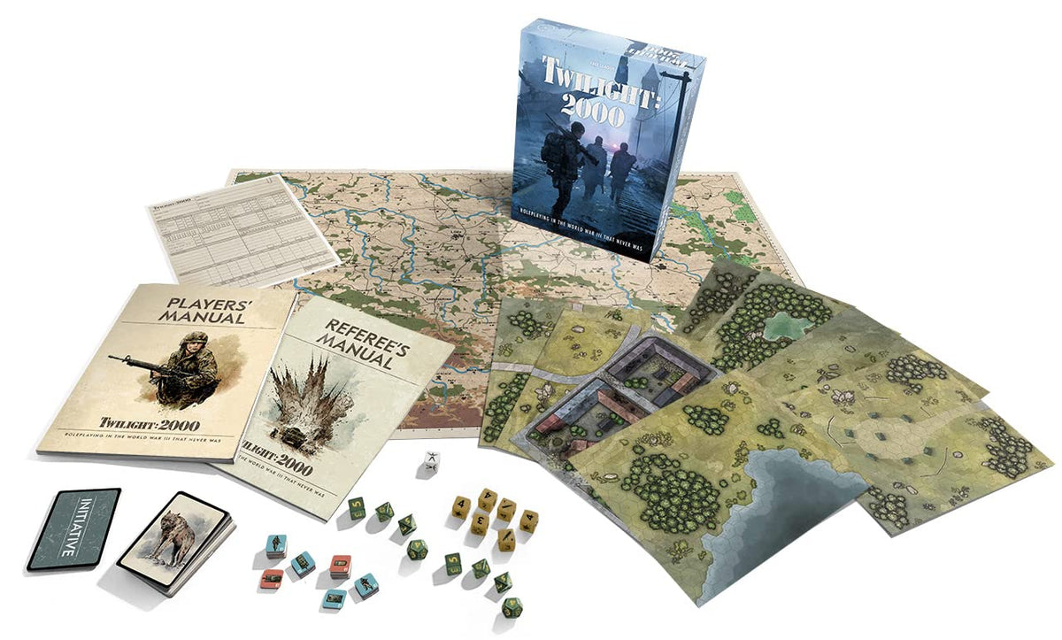 Twilight 2000 Core Set Boxed Set Post Apocalyptic RPG Roleplaying Game 2