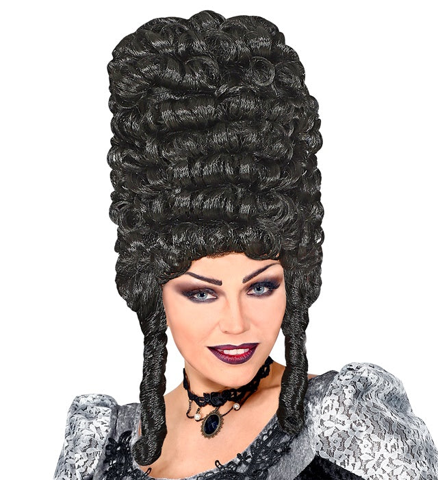 Black Extra Tall Gothic Wig In Polybag