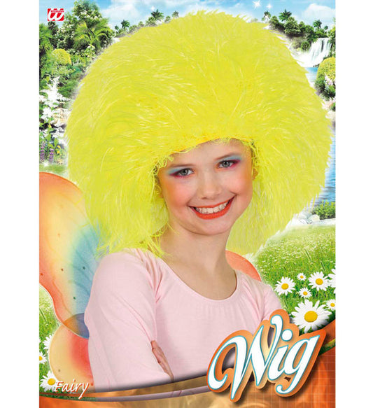 Fairy Wig Neon Yellow - In Polybag