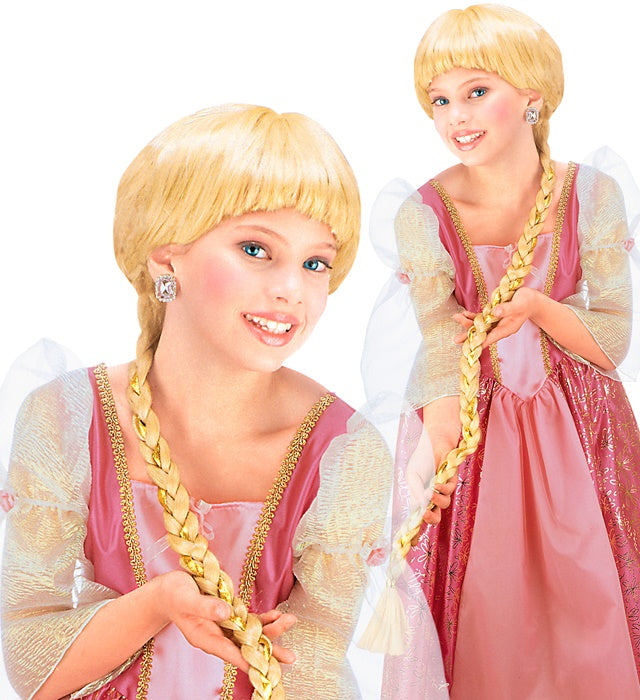 Rapunzel Wig With Extra Long Plait In Polybag
