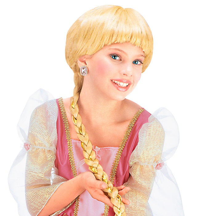 Rapunzel Wig With Extra Long Plait In Polybag