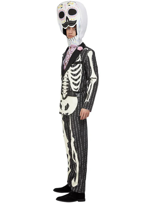 Deluxe Day Of The Dead Senor Costume for Men