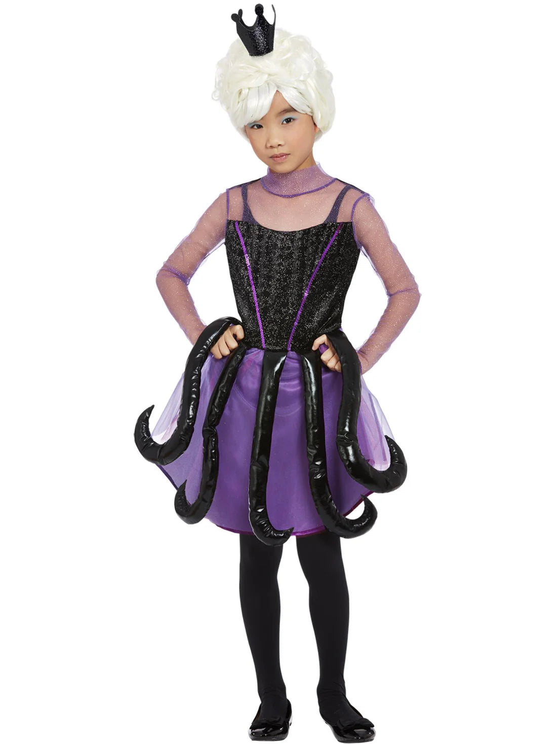 Evil Sea Witch Costume Black Girls Ursula Dress 2