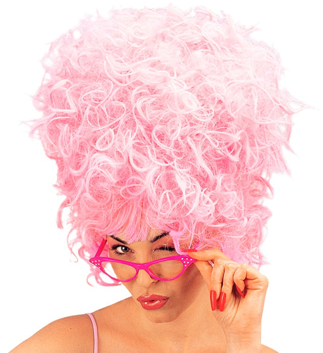 Pink Priscilla Wig In Polybag