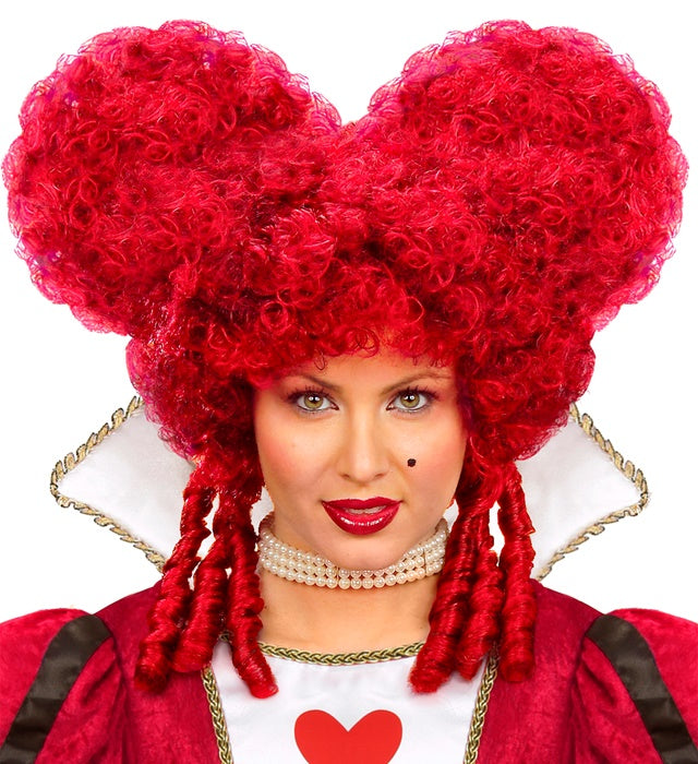 Burgundy Baroque Wig In Polybag
