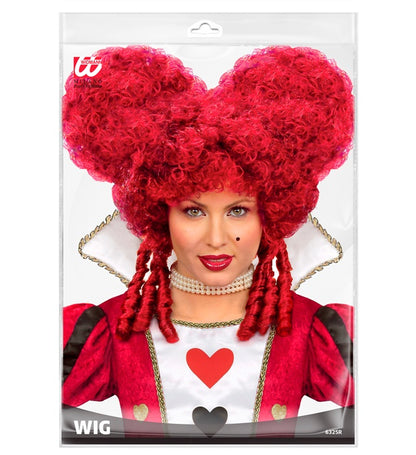 Burgundy Baroque Wig In Polybag