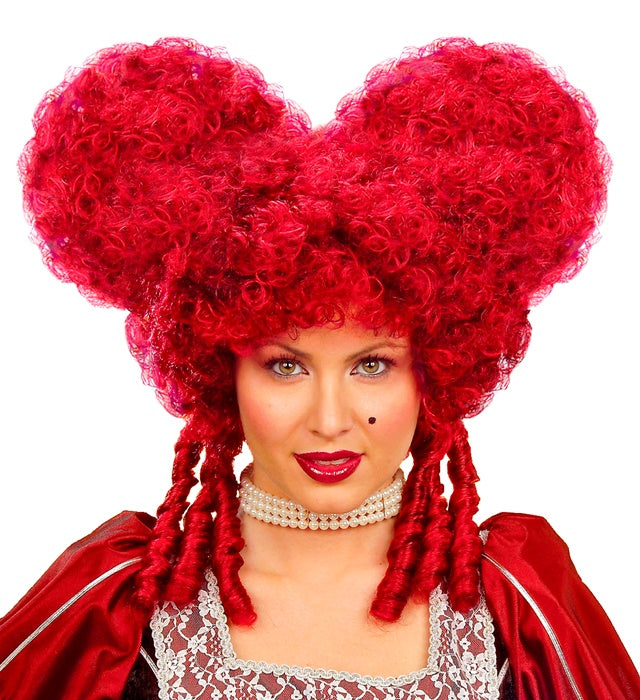 Burgundy Baroque Wig In Polybag