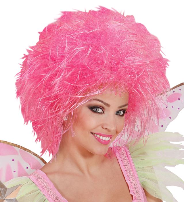 Fairy Wig Neon Pink - In Polybag