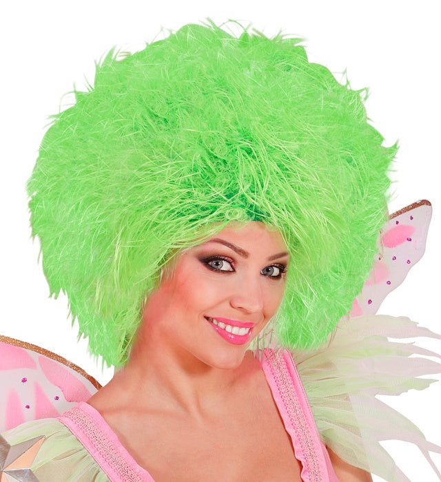 Fairy Wig Neon Green - In Polybag