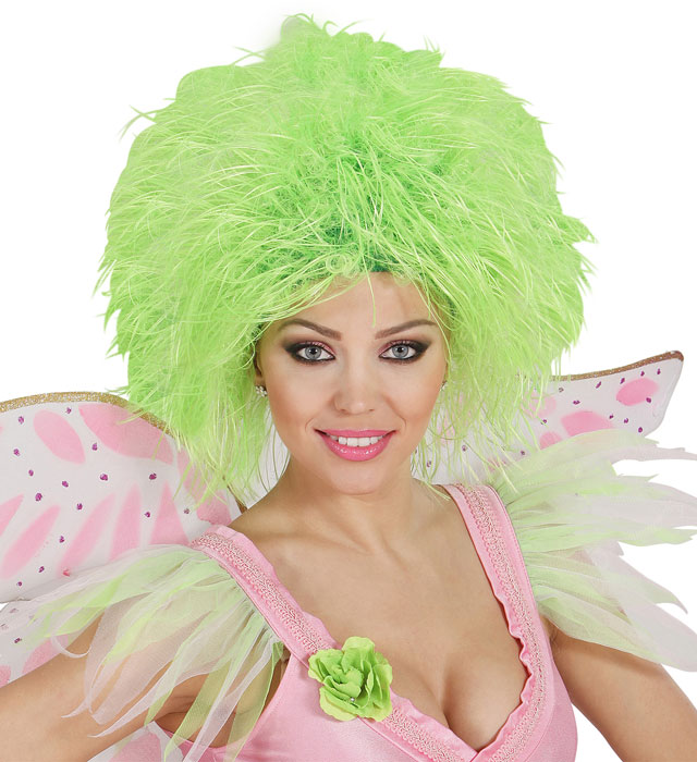 Fairy Wig Neon Green - In Polybag