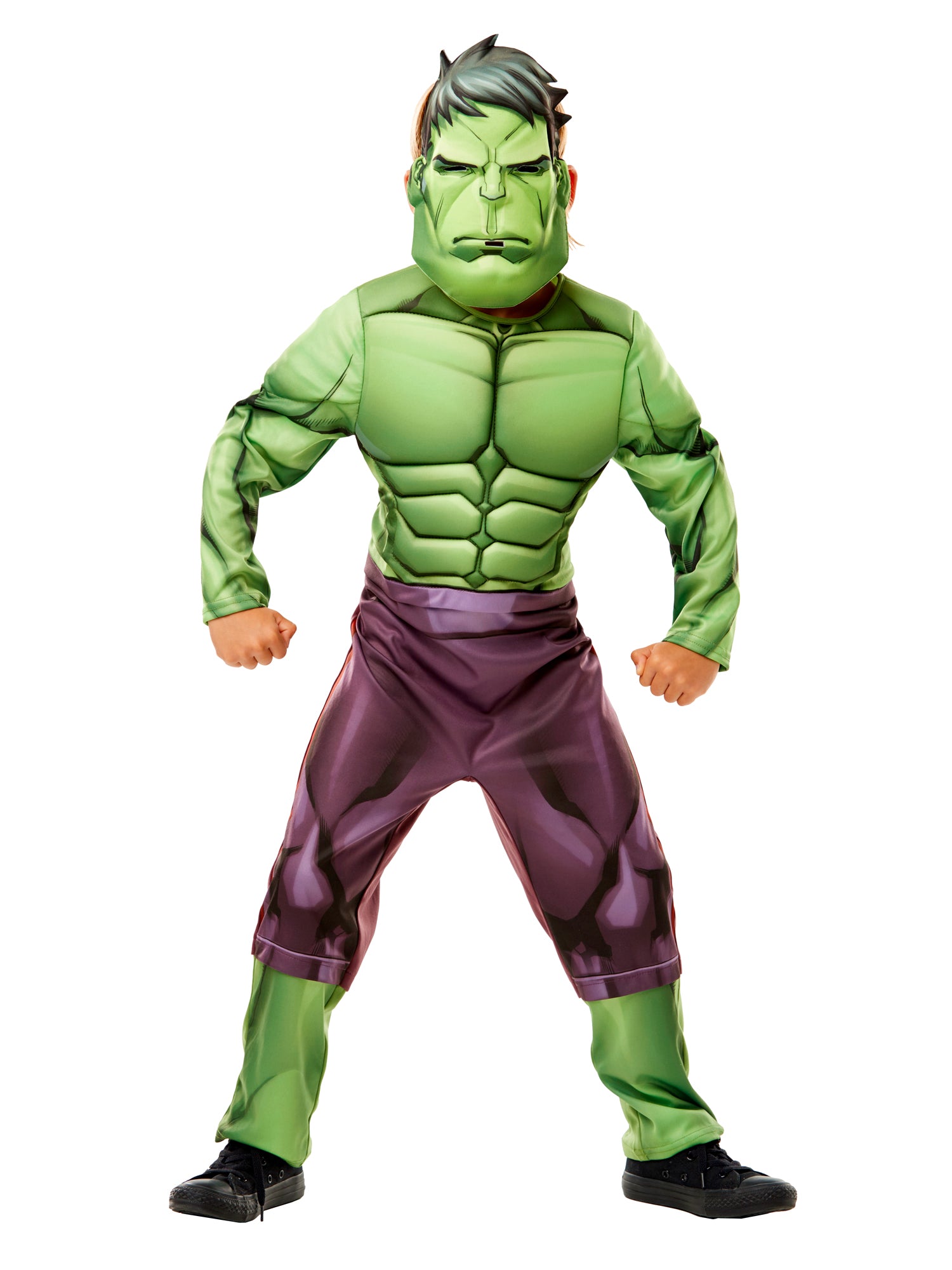 Hulk Avengers Deluxe Boys Costume 2