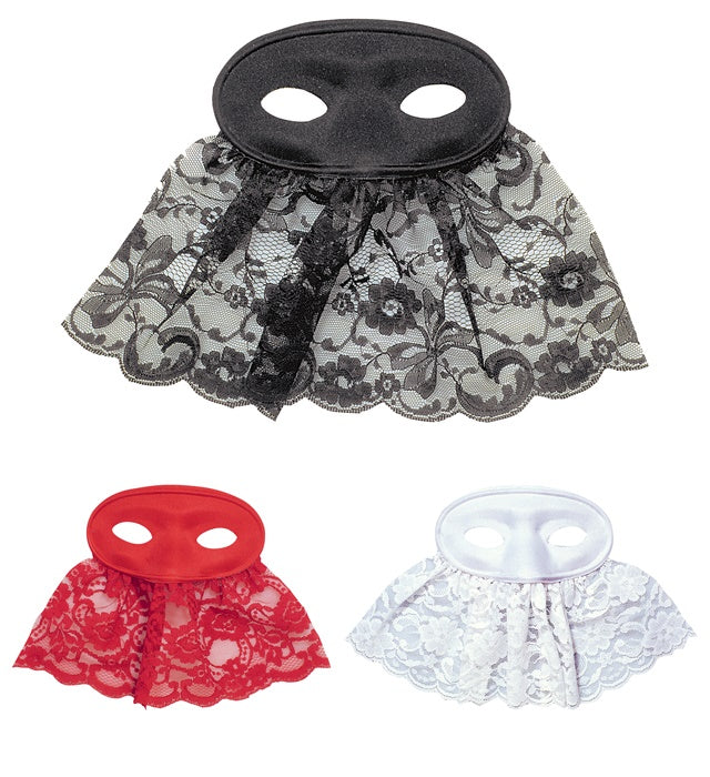 Veiled Carmen Eyemask 3 Colors Ass.: Black, Red, White