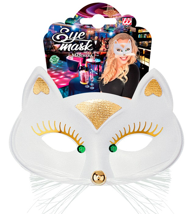 White Cat Eyemask