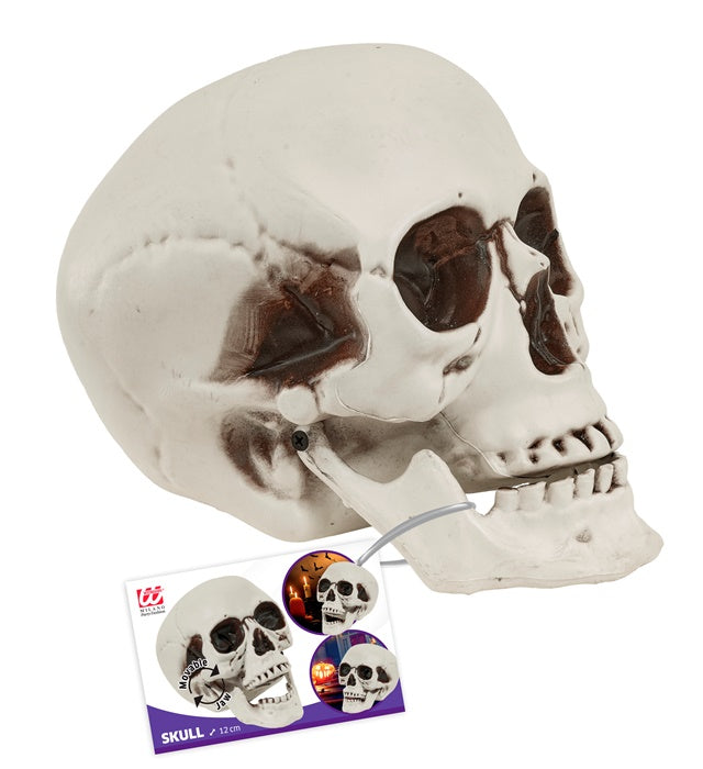 Skull With Movable Jaw 12 Cm