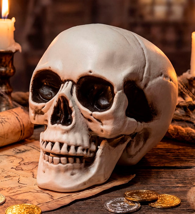 Skull With Movable Jaw 12 Cm