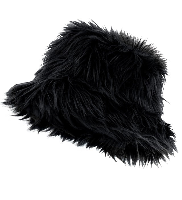 Bucket Hat Plush Black