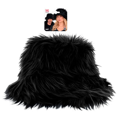 Bucket Hat Plush Black