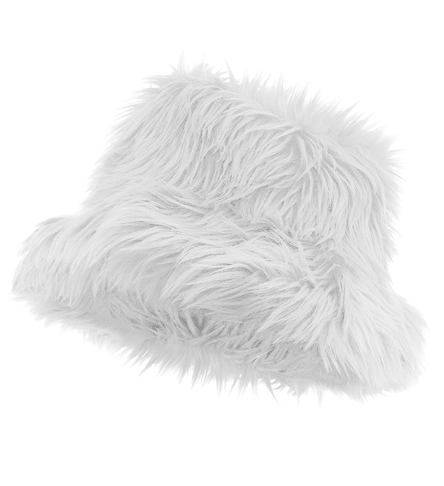 Bucket Hat Plush White