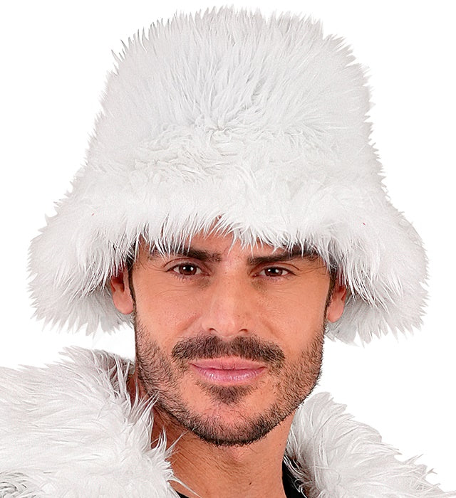 Bucket Hat Plush White