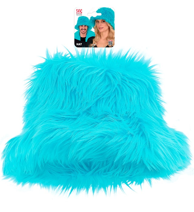 Bucket Hat Plush Turquoise
